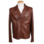 Andrea Leather Jacket // Cognac (S)