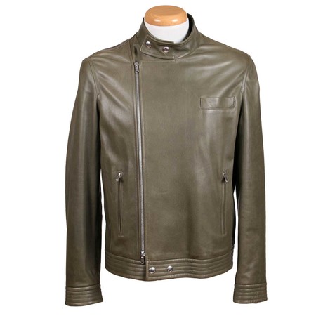 Pietro Leather Jacket // Olive (M)