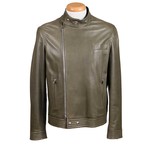 Pietro Leather Jacket // Olive (S)