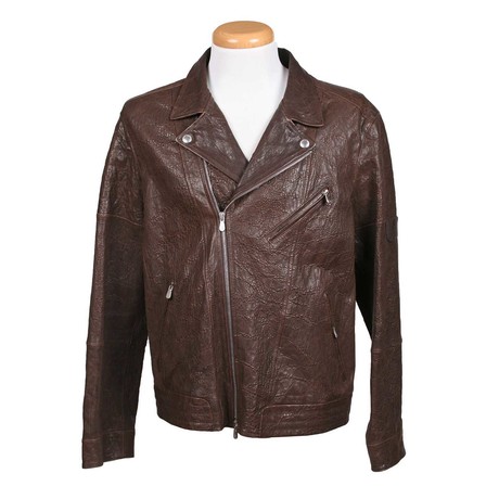 Elia Leather Jacket // Brown (S)