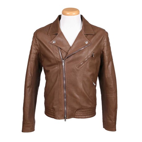Samuel Leather Jacket // Tan (S)