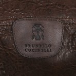 Elia Leather Jacket // Brown (S)