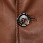 Salvatore Leather Jacket // Tan (S)