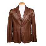 Salvatore Leather Jacket // Tan (S)