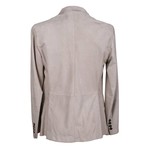Stefano Leather Jacket // Taupe (S)