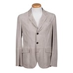 Stefano Leather Jacket // Taupe (S)