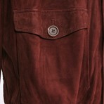 Angelo Leather Jacket // Wine (S)