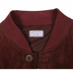 Angelo Leather Jacket // Wine (S)