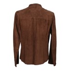 Raffaele Leather Jacket // Brown (XS)