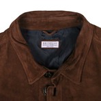 Raffaele Leather Jacket // Brown (XS)