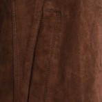 Raffaele Leather Jacket // Brown (XS)