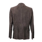 Alessio Leather Jacket // Dark Gray (S)