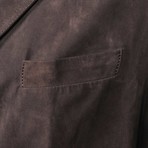 Alessio Leather Jacket // Dark Gray (S)