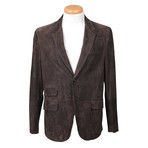 Alessio Leather Jacket // Dark Gray (S)