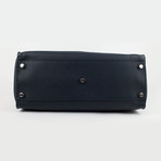 Fendi Peekaboo Selleria Handbag // Navy Blue