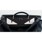 Fendi Peekaboo Selleria Handbag // Navy Blue