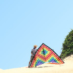 11 ft. Mesh Delta Kite // Rainbow Bundle