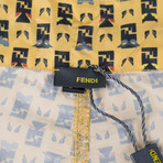 Fendi Monster Print Board Shorts // Yellow (30)