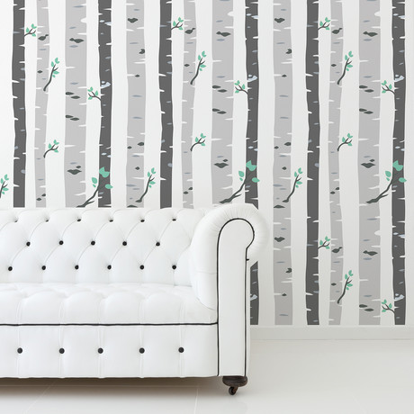 Vetiver Birch Tree // Wall Sticker