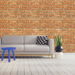Topaz Brick Wall Panel // Wall Sticker