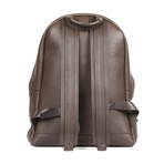 Leather Backpack // Olive