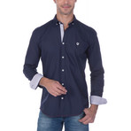 Bunker Button-Up // Navy (S)