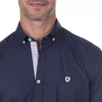 Bunker Button-Up // Navy (S)