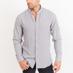 Button-Up Shirt // Gray (M)