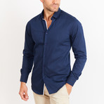 Button-Up Shirt // BL23 // Navy (L)