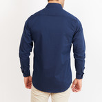 Button-Up Shirt // BL23 // Navy (L)