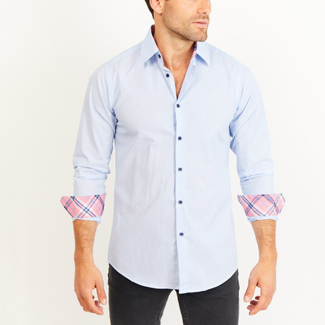 Button-Up Shirt // Light Blue (2XL)