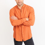 Button-Up Shirt // Orange (L)