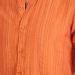 Button-Up Shirt // Orange (L)