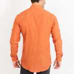 Button-Up Shirt // Orange (S)