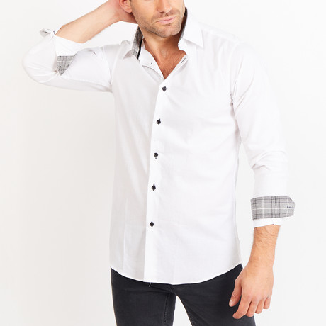 Button-Up Shirt // BL37 // White (S)