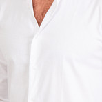 Button-Up Shirt // Bright White (L)