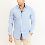 Button-Up Shirt // Slate Blue (L)