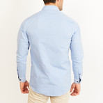 Button-Up Shirt // Slate Blue (L)