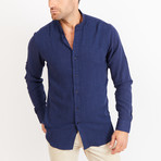 Button-Up Shirt // BL44 // Navy (XL)