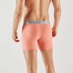 Campbell Mid-Rise Boxer // Coral (XL)