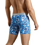 Kennedy Mid-Rise Boxer // Blue (M)