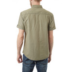 Trent Cotton Linen Shirt // Elm (M)