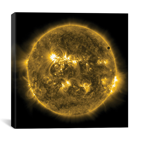 2012 Transit Of Venus Moving Across The Face Of The Sun I // Stocktrek Images (18"W x 18"H x 0.75"D)