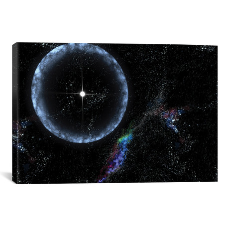 A Neutron Star SGR 1806-20 Producing A Gamma Ray Flare // Stocktrek Images (26"W x 18"H x 0.75"D)