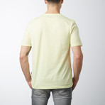 Barbed Skull T-Shirt // Yellow (S)