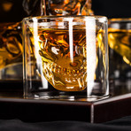 Skull Whiskey Decanter Set