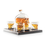 Skull Whiskey Decanter Set