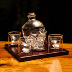 Skull Whiskey Decanter Set