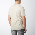 Violet Delight T-Shirt // Beige (S)