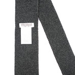 Brunello Cucinelli Fine Textured Knit Straight Tie // Brown